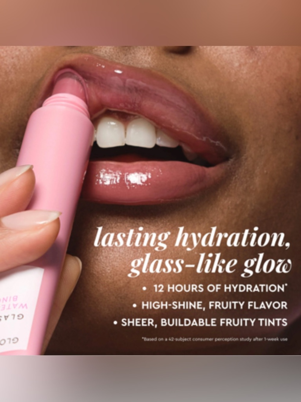 NEW Glow Recipe Glass Balm Lip Treatment - Watermelon Bingsoo - Picture 3 of 5
